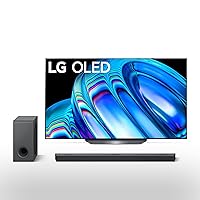 LG 65-inch Class OLED B2 Series 4K Smart TV with Alexa Built-in OLED65B2PUA S90QY 5.1.3ch Sound bar w/Center Up-Firing, Dolby Atmos DTS:X, Works w/Alexa, Hi-Res Audio, IMAX Enhanced