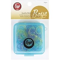 Boye Products 7582 Jumbo Stitch Markers for Sizes 0 to 15, 35-Pack