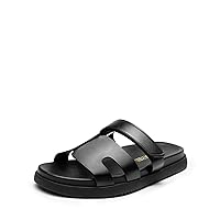 DREAM PAIRS Women's Flat Slide Sandals, Comfortable Slip On Platform Sandals For Women Dressy Summer