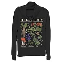 Harry Potter Deathly Hallows Herbology Women's Cowl Neck Long Sleeve Knit Top