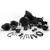 Rockford Fosgate RZR14-STAGE4 400-Watt Stereo, Front and Rear Speaker, and Subwoofer Kit for Select 2014-2020 Polaris RZR Models