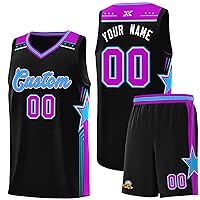 Custom Basketball Jersey with Name Number Logo,Personalized Printed Tank Top and Shorts for Men Women Youth