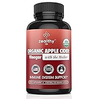 Apple Cider Vinegar with The Mother Supplement, 1200mg Apple Cider Capsules for Optimum Wellness, Gluten-Free, Non-GMO, 120 Veggie Capsules - Zealthy Life