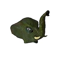 Forum Novelties Men's Deluxe Adult Latex Elephant Mask, Multi Colored, One Size