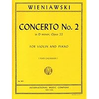 INT1425 - Wieniawski Concerto No. 2 in D minor, Opus 22 For Violin and Piano INT1425 - Wieniawski Concerto No. 2 in D minor, Opus 22 For Violin and Piano Sheet music
