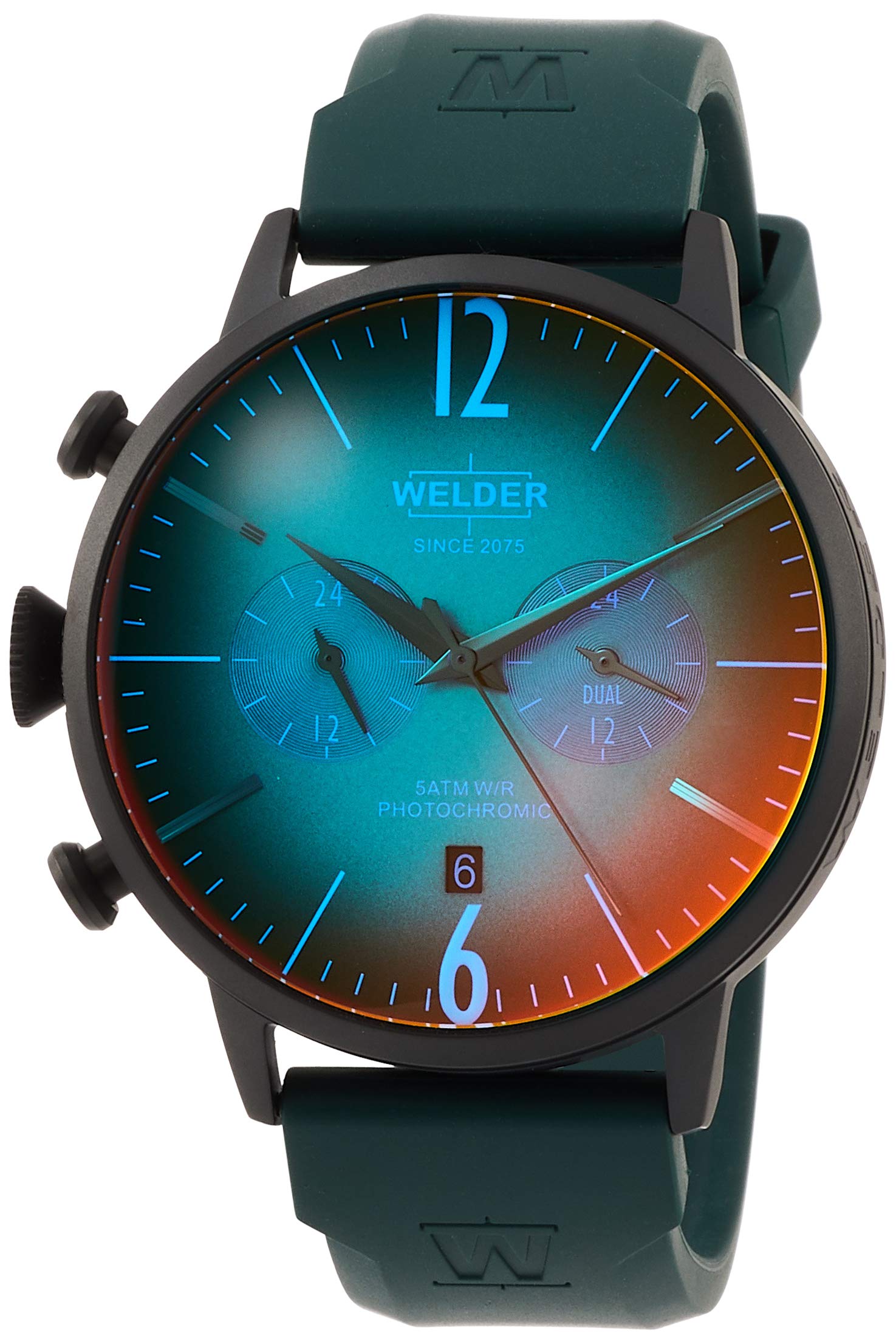 WELDER Breezy Mens Analog Quartz Watch with Rubber Bracelet WWRC517