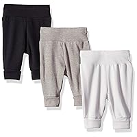 Pants, Flexy Soft Knit Pull-on Sweatpants, Stretch Joggers for Babies & Toddlers, 3-Pack