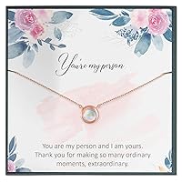 Youre My Person Necklace, You are My Person Gift, Best Friend Necklace, You're My Person Quote Card Friendship BFF Jewelry