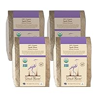 Great River Organic Milling Organic Spelt Flour, 5 Pound (Pack of 4)