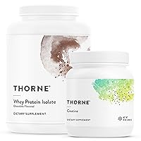 THORNE Performance Whey Protein Isolate & Creatine Combo - Boost Muscle Support and Energy - NSF Certified for Sport - 30 to 90 Servings