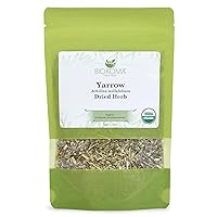 Pure and Organic Biokoma Yarrow Dried Herb 50g (1.76oz) In Resealable Moisture Proof Pouch