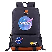 NASA Lightweight Waterproof Daypack-Basic Wear Resistant Rucksack Large Capacity Backpack for Travel