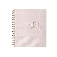 Fringe Non-Dated Weekly Planner, 160 Pages, 7 x 8.375 Inches, Grid (878101)