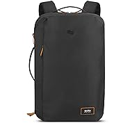 Solo New York Crosstown Expandable Backpack Lightweight Travel Carry On Backpack Fits Up To 15.6-Inch Laptop. Checkpoint Friendly Weekender Bag for Men and Women, Black
