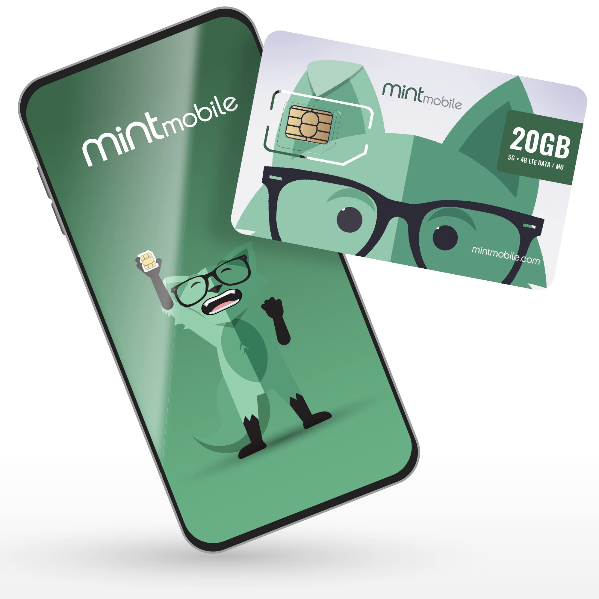 $25/mo. Mint Mobile Phone Plan with 20GB of 5G-4G LTE Data + Unlimited Talk & Text for 3 Months (3-in-1 SIM Card)