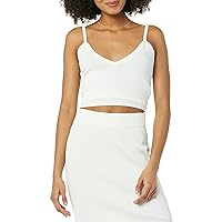 The Drop Women's Roni V-Neck Cropped Sweater Tank