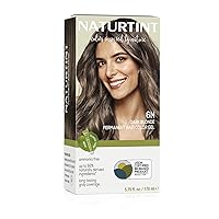 Permanent Hair Color 6N Dark Blonde (Pack of 1), Ammonia Free, Vegan, Cruelty Free, up to 100% Gray Coverage, Long Lasting Results