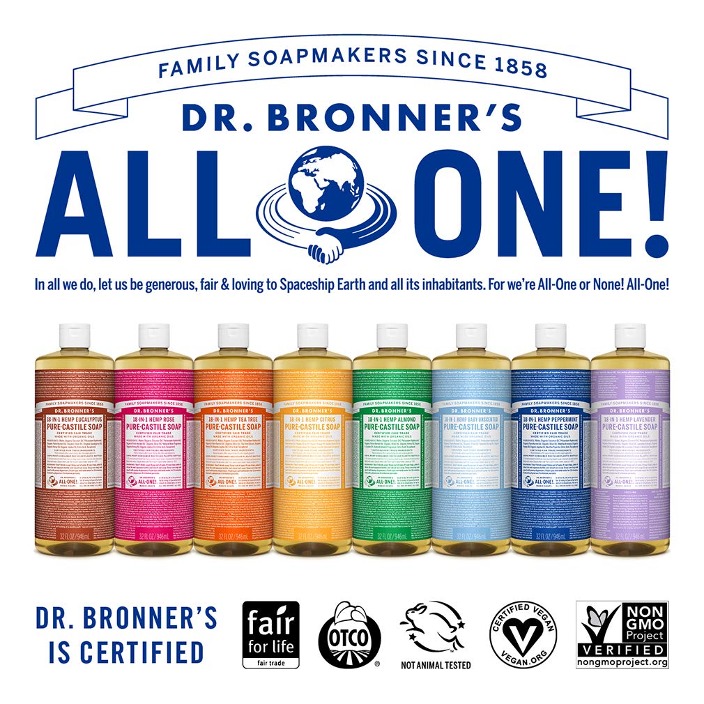 Dr. Bronner's Pure-Castile Liquid Soap - Citrus 32oz.