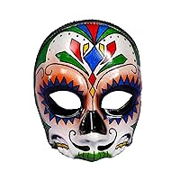 Forum Novelties Men's Day Of The Dead Male Costume Mask, Multi Colored, One Size
