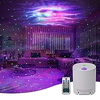 Star Projector, Galaxy Projector for Bedroom, Night Light Projector with Timer and Remote Control, Adjustable Speed and Brightness, for Aurora Projector for Bedroom, Living Room and Home Theater