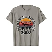 Legendary Since June 2007 16th Birthday Tee 16 Years Old T-Shirt