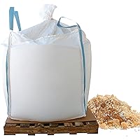 Bare Ground BGCSCA-1000 Tri-Blend Coated Granular Ice Melt with Calcium Chloride Pellets in a Supersack, 1000 lb