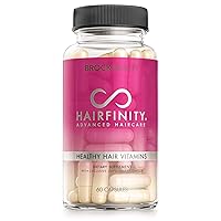 Hairfinity Hair Vitamins - Scientifically Formulated with Biotin, Amino Acids, Supplement That Helps Support Hair Growth - Vegan - 60 Veggie Capsules (1 Month Supply)