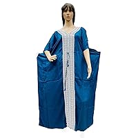 Women Hippie Rayon Caftan Kaftan Loungewear Maxi Plus Size Long Dress