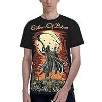 Children of Bodom T Shirt Mens Casual Tee Summer Exercise Round Neck Short Sleeves Tshirt