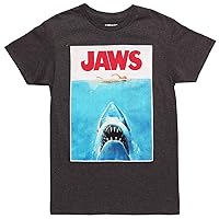 Fifth Sun Men's Retro Jaws Poster T-Shirt