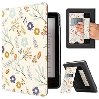 CoBak Case for Kindle Paperwhite - All New PU Leather Cover with Auto Sleep Wake, Hand Strap, Card Slot for Kindle Paperwhite Signature Edition and Kindle Paperwhite 11th Generation 2021 Released