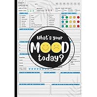 Mood Tracking Journal: Mental Health, Self Care, and Emotion Tracker - Daily Wellness Diary with Prompts