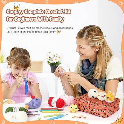  Coopay Crochet Kit Beginners Crochet Hook Set with