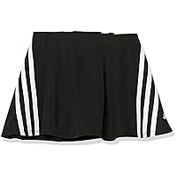 Girls' 3-Stripe Flounce Knit Skorts Tennis Skirt
