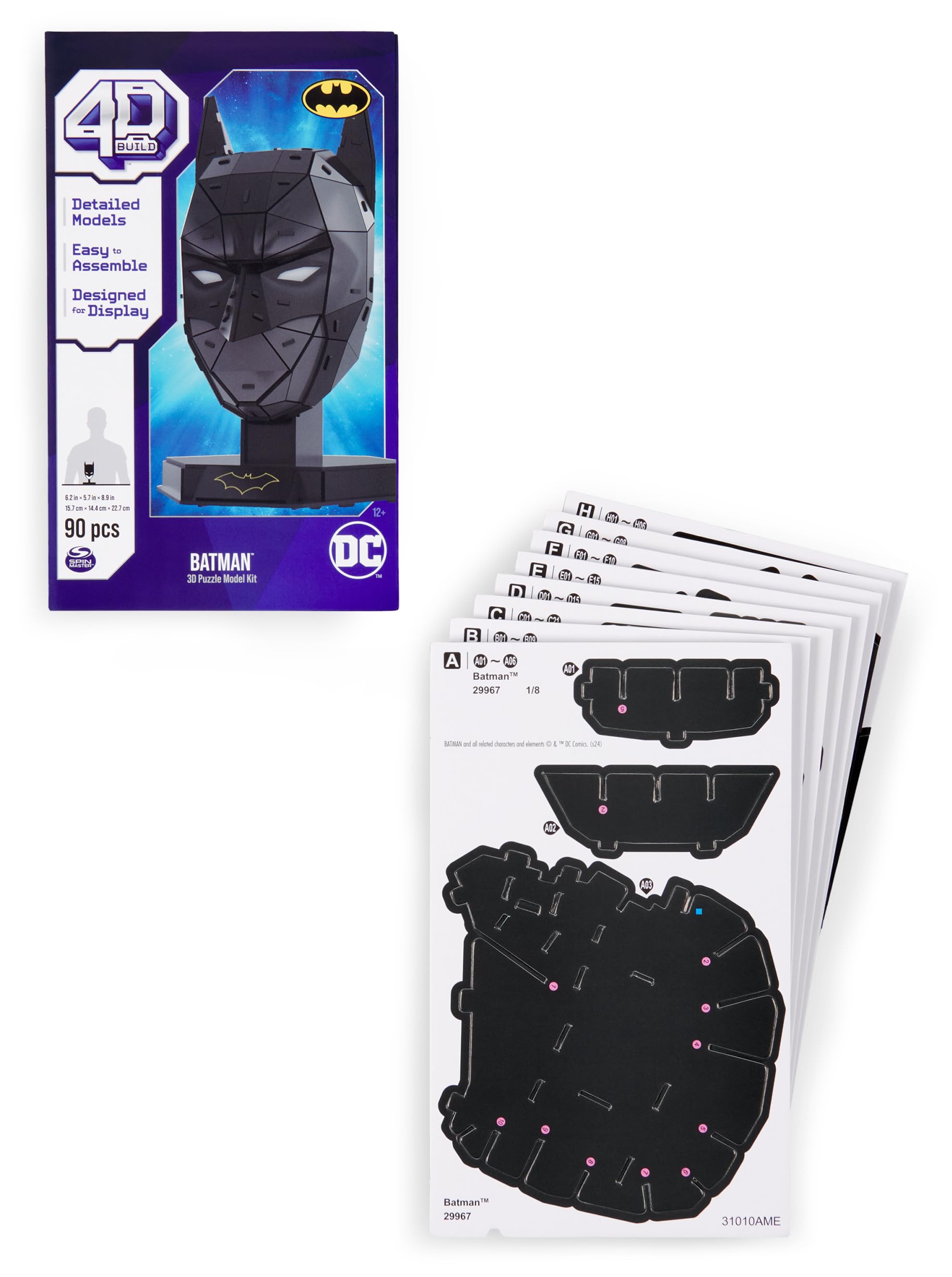 4D Build Adult Puzzle DC Batman Mask