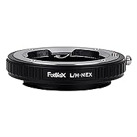 Fotodiox Lens Mount Adapter - Compatible with Leica M Lens to Sony Alpha E-Mount Mirrorless Cameras