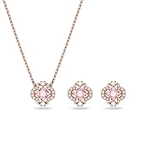 Swarovski Sparking Dance Crystal Necklace and Earring Set Jewelry Collection