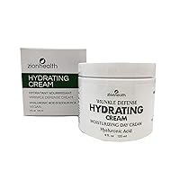 Zion Health Hydrating Wrinkle Defense Cream 4 oz Hyaluronic Acid