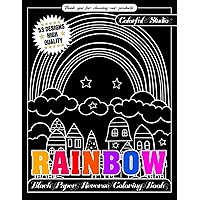 Prismatic Dreams Rainbow Black Paper Reverse Coloring Book: Perfect Gifts For All Ages Prismatic Dreams Rainbow Black Paper Reverse Coloring Book: Perfect Gifts For All Ages Paperback