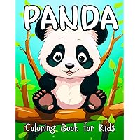 Panda Coloring Book for Kids: 40 Cute Coloring Pages for Boys and Girls