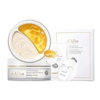 d'Alba White Truffle Double Serum & Cream and White Truffle Nourishing Treatment Mask Bundle (70g, 25ml*5packs)