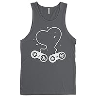 Threadrock Heart Formed by Video Game Controllers Men's Tank Top