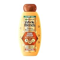 Garnier Whole Blends Repairing Shampoo Honey Treasures, For Damaged Hair, 22 Fl Oz (Pack of 1)