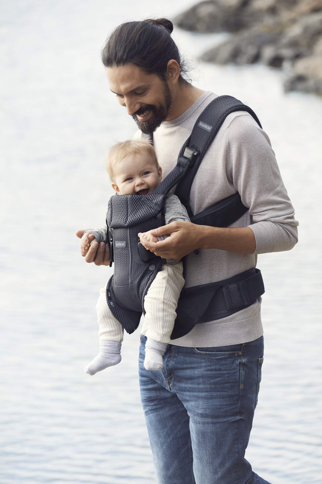 BABYBJÖRN Baby Carrier One Air, Mesh, Anthracite