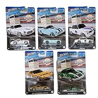 Hot Wheels 2024 Vintage Racing Club Set of 5 Diecast Vehicles from HRT81-956A Release