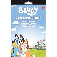 Bluey - stickerland pad - 4 Pages - Licensed Stickerland Pad - 4 Pages