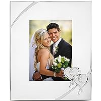 Lenox 812616A True Love 5x7 Picture Frame, Metallic