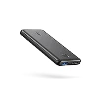 Anker Portable Charger, 313 Power Bank (PowerCore Slim 10K) 10000mAh Battery Pack with PowerIQ Charging Technology and USB-C (Recharge Only) for iPhone, Samsung Galaxy and More