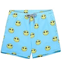 Biwisy Boys Swim Trunks Quick Dry Swim Shorts Little Boys Lining Swimwear Bathing Suits with Pockets