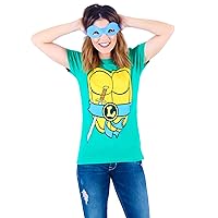 Teenage Mutant Ninja Turtles Costume Green Juniors T-Shirt Tee
